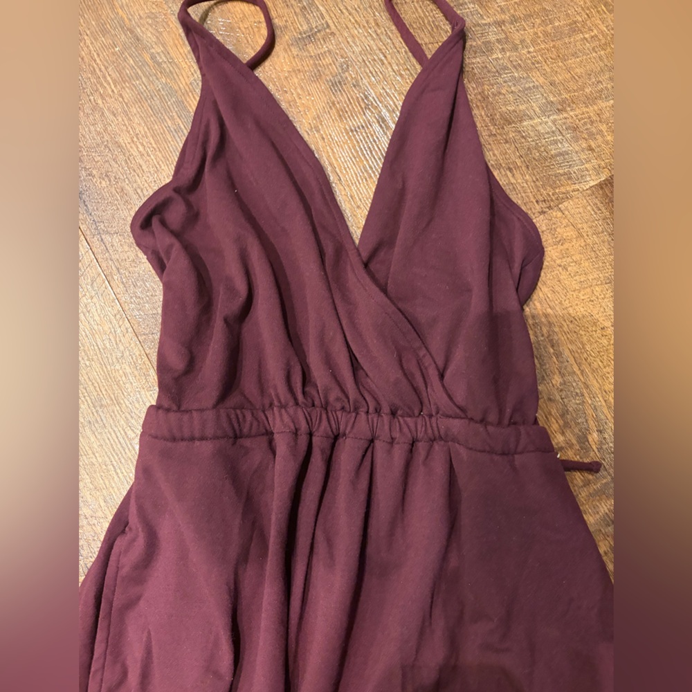 Maroon Jumpsuit - Picture 4 of 6